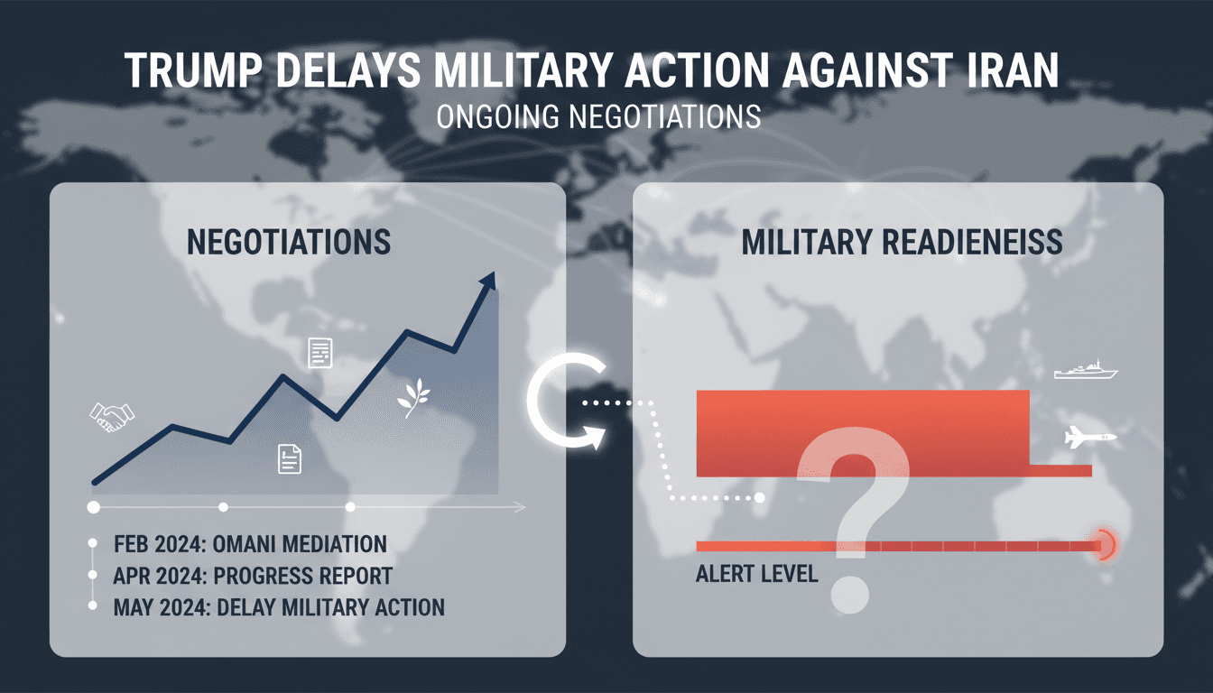 President Trump discusses military options and negotiations with Iran.