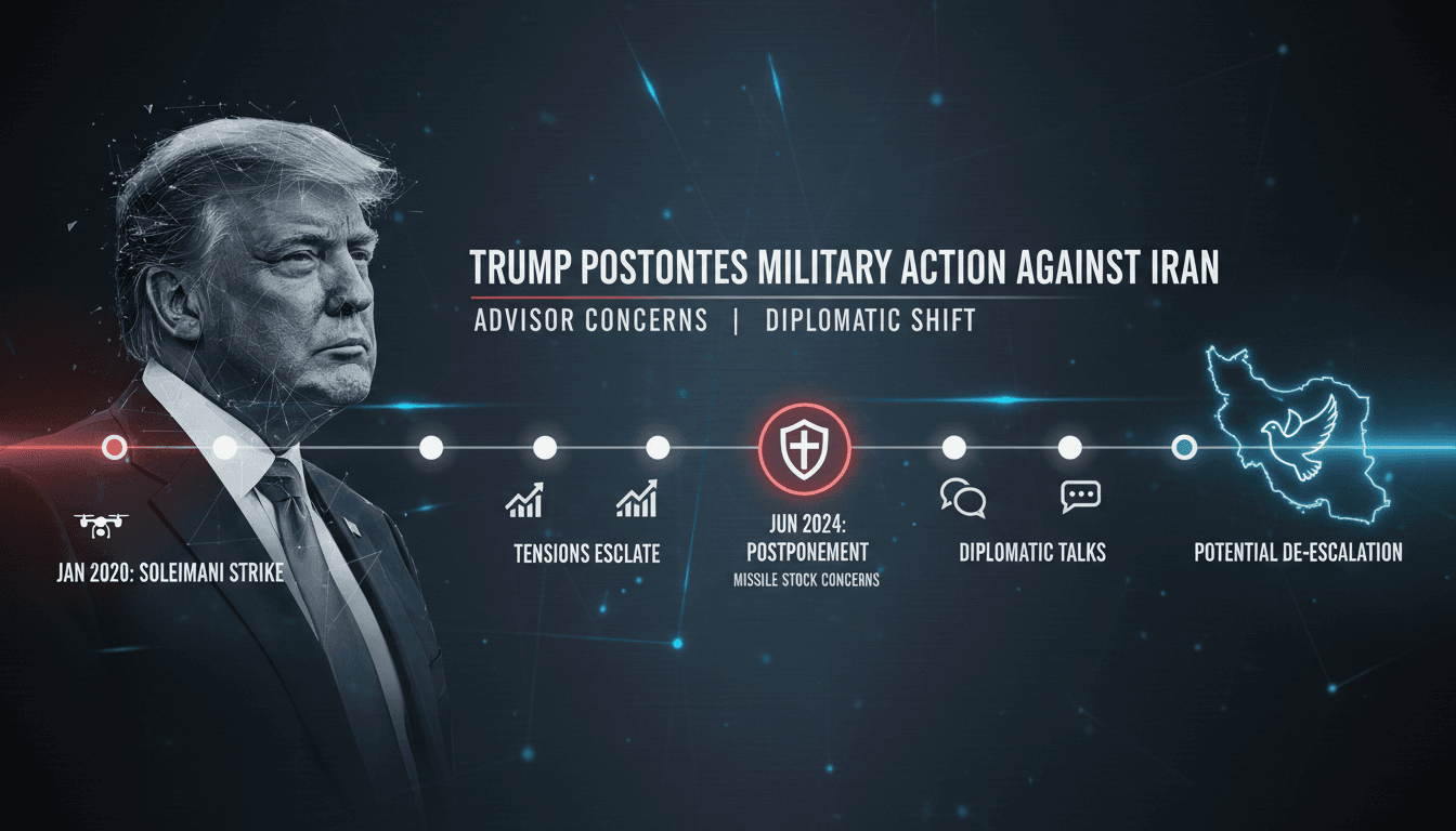 President Trump discusses military strategy regarding Iran.