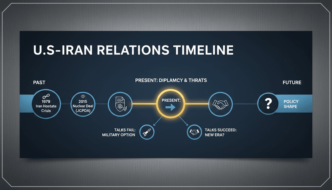 President Trump discussing diplomatic relations with Iran