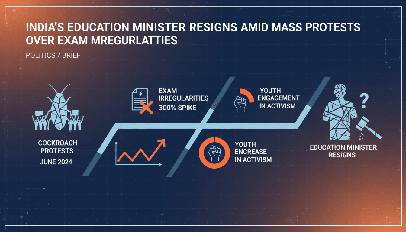 India's Education Minister resigns amid mass protests over exam irregularities