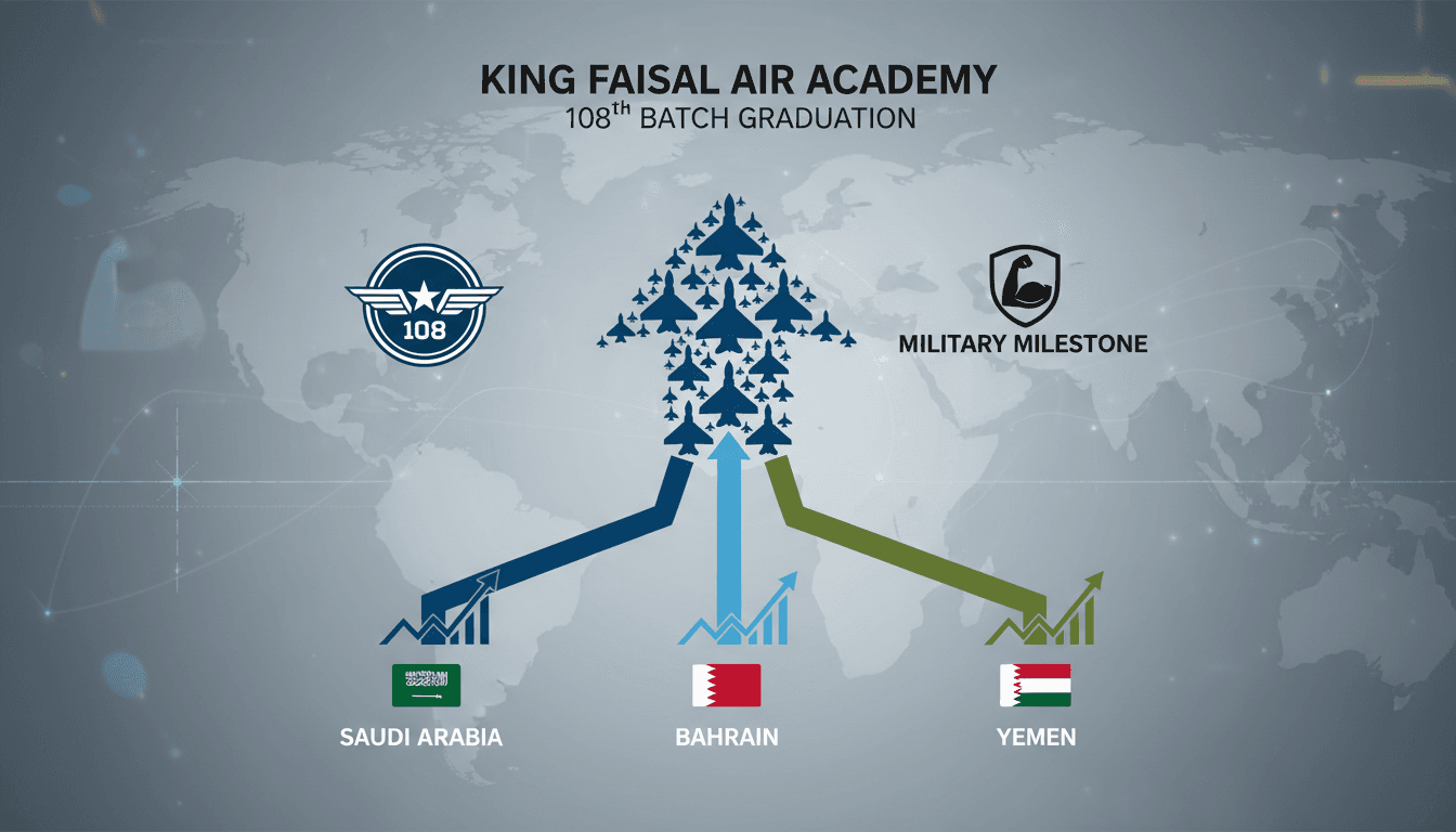 Graduation ceremony of the 108th batch at King Faisal Air Academy