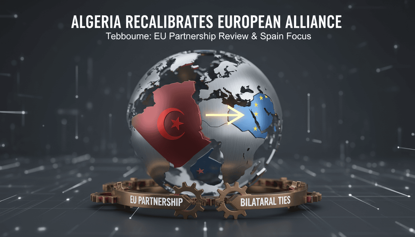Algerian President Tebboune discussing EU partnership review