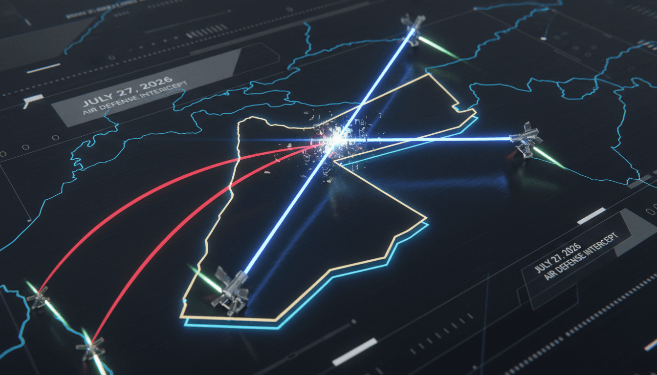 Jordanian Air Force intercepting drones in national airspace