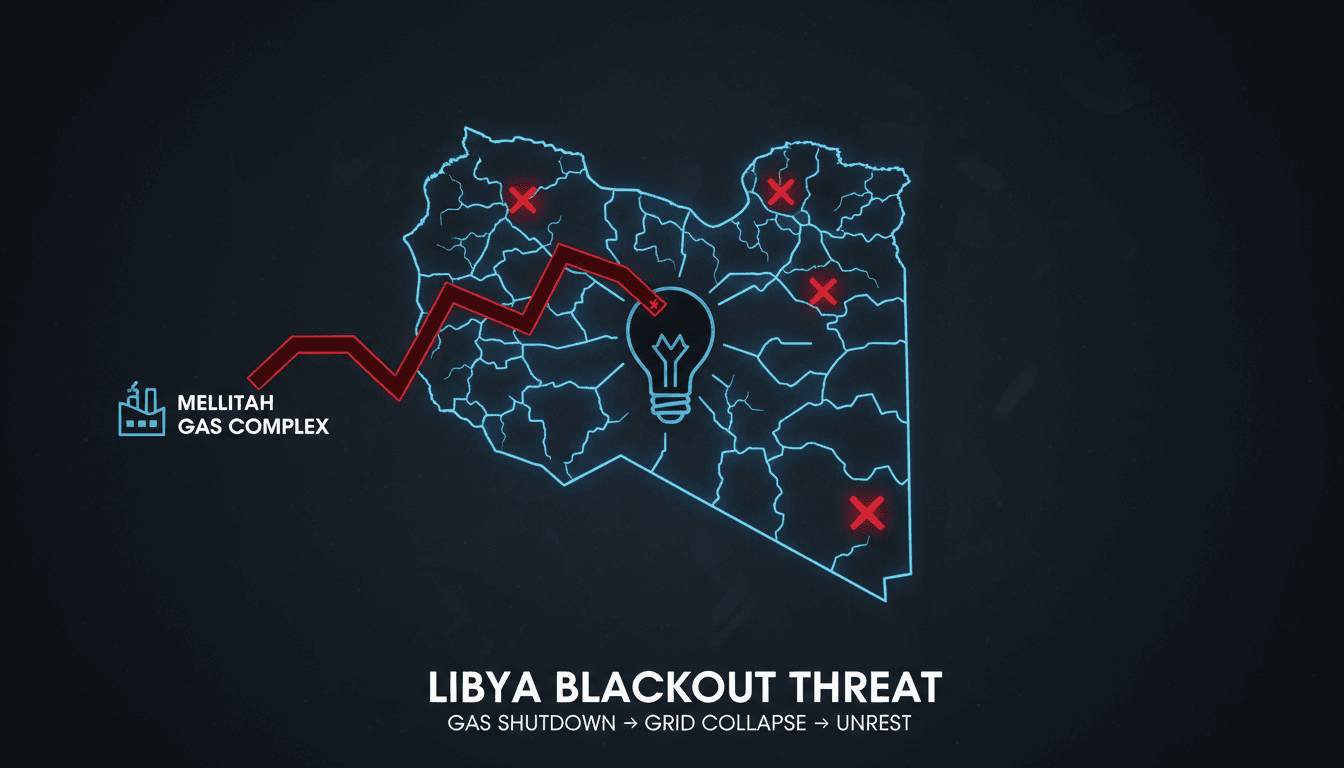 Protesters in Libya demanding better electricity services and government accountability.