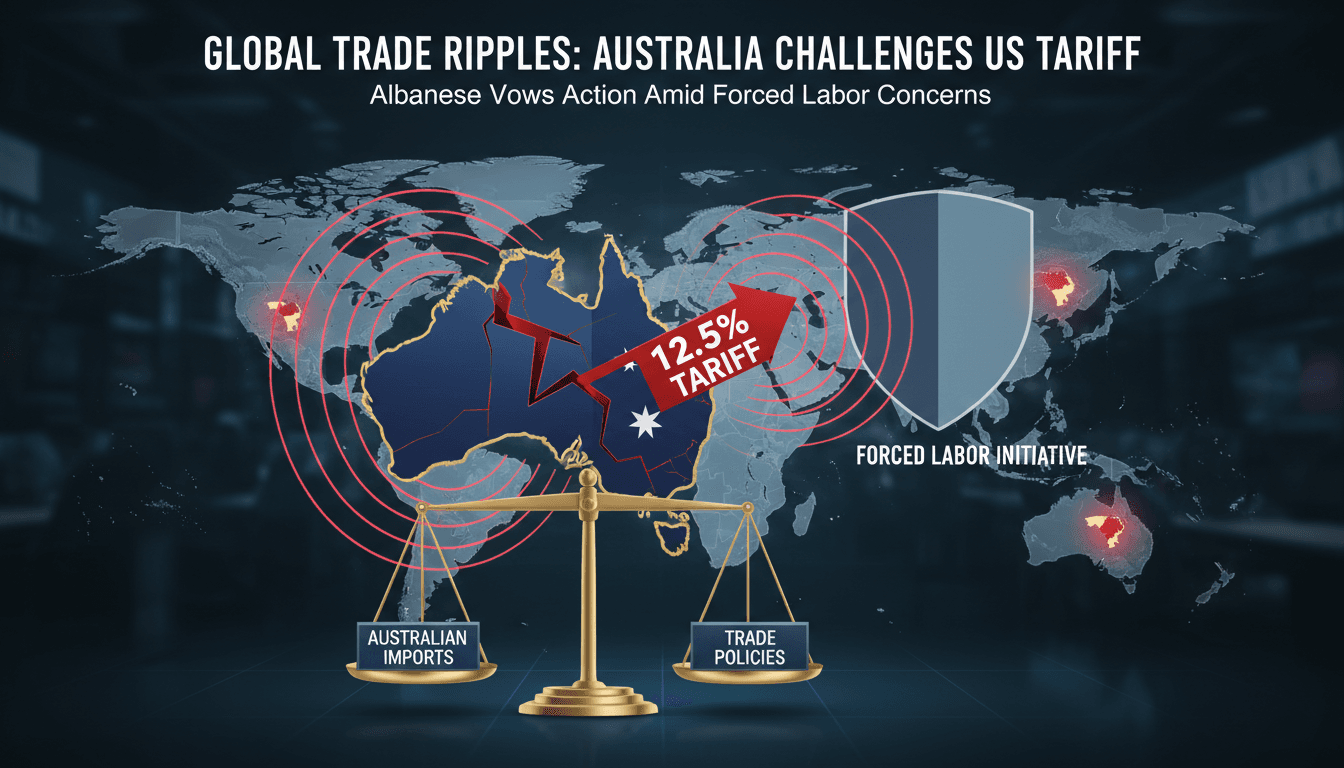 Australian Prime Minister Anthony Albanese addressing trade concerns with the US.