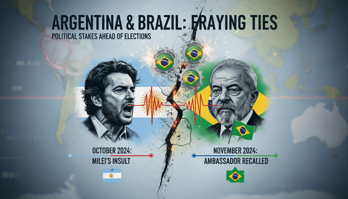 Diplomatic tensions between Argentina and Brazil ahead of elections