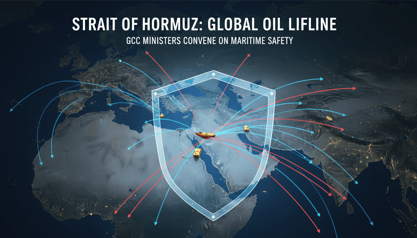 GCC foreign ministers meeting on maritime safety in the Strait of Hormuz