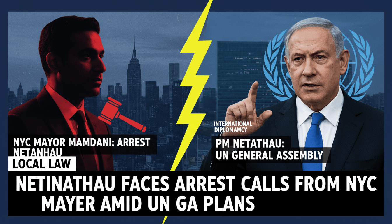 Netanyahu and Mamdani in a political standoff over war crimes allegations.