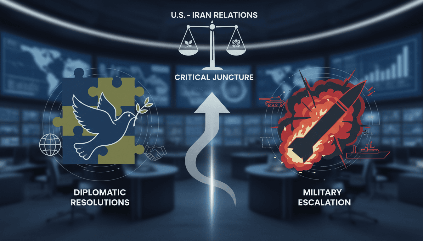 President Trump discussing diplomatic negotiations with Iran.