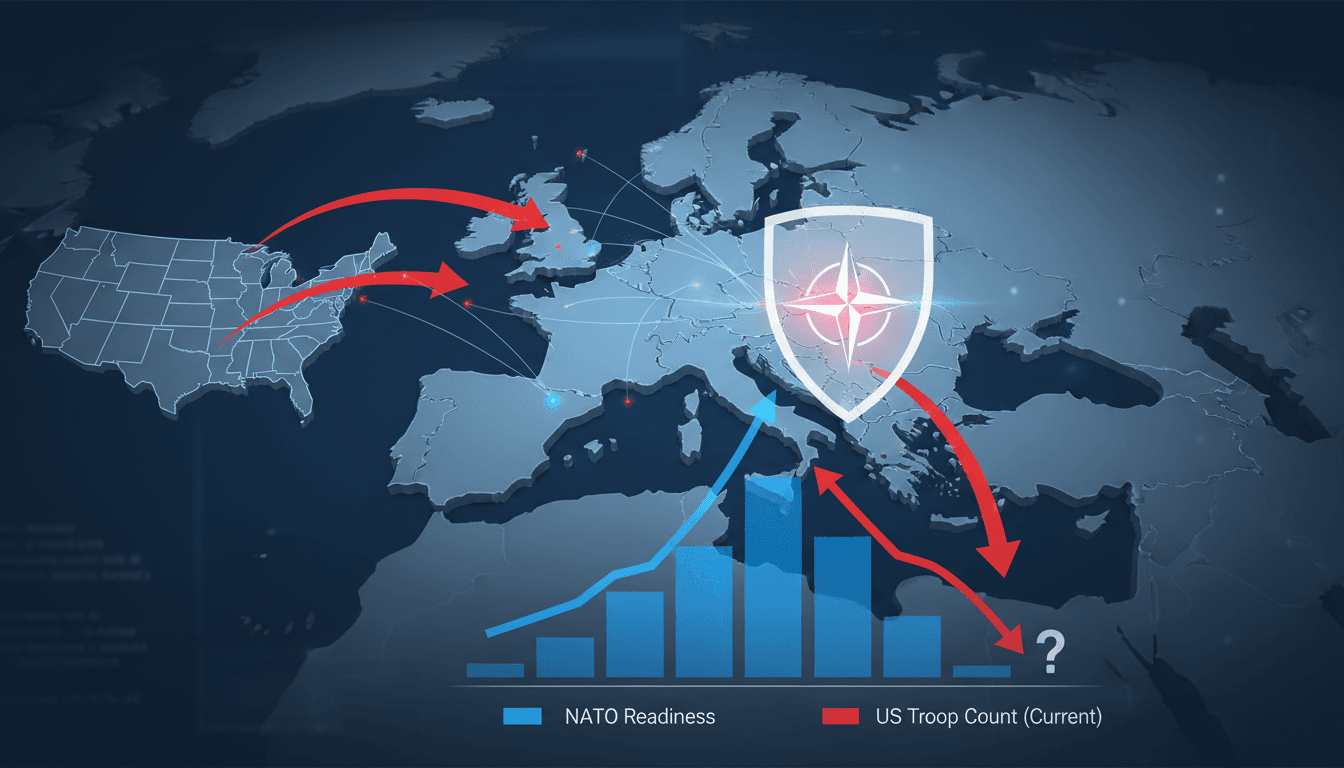 U.S. military personnel in Europe during a NATO exercise.