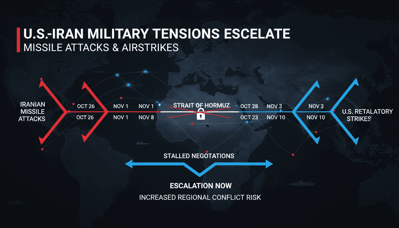 U.S. military response to Iranian missile attacks in the Middle East
