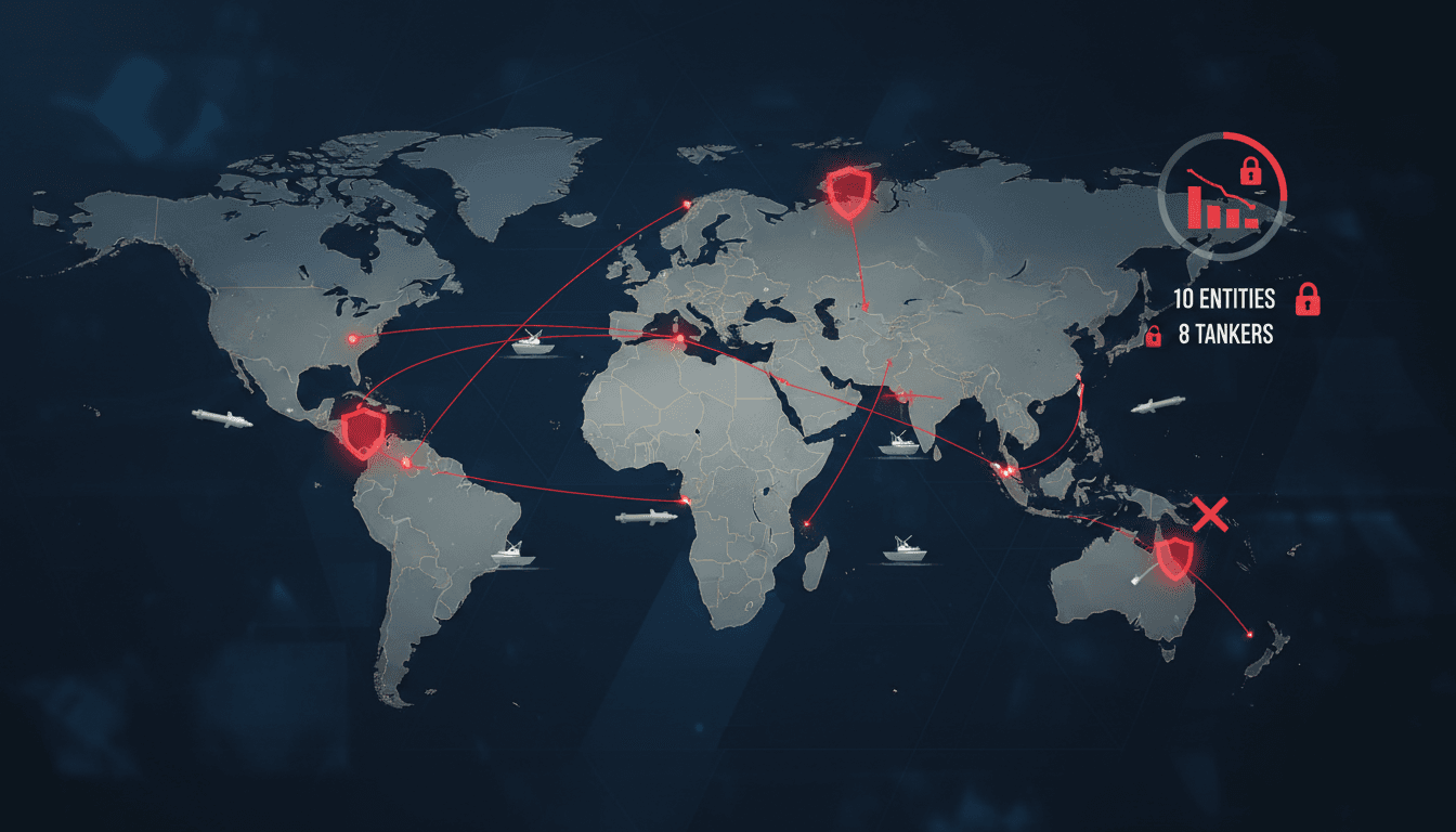 US sanctions against Iranian entities impacting maritime trade routes