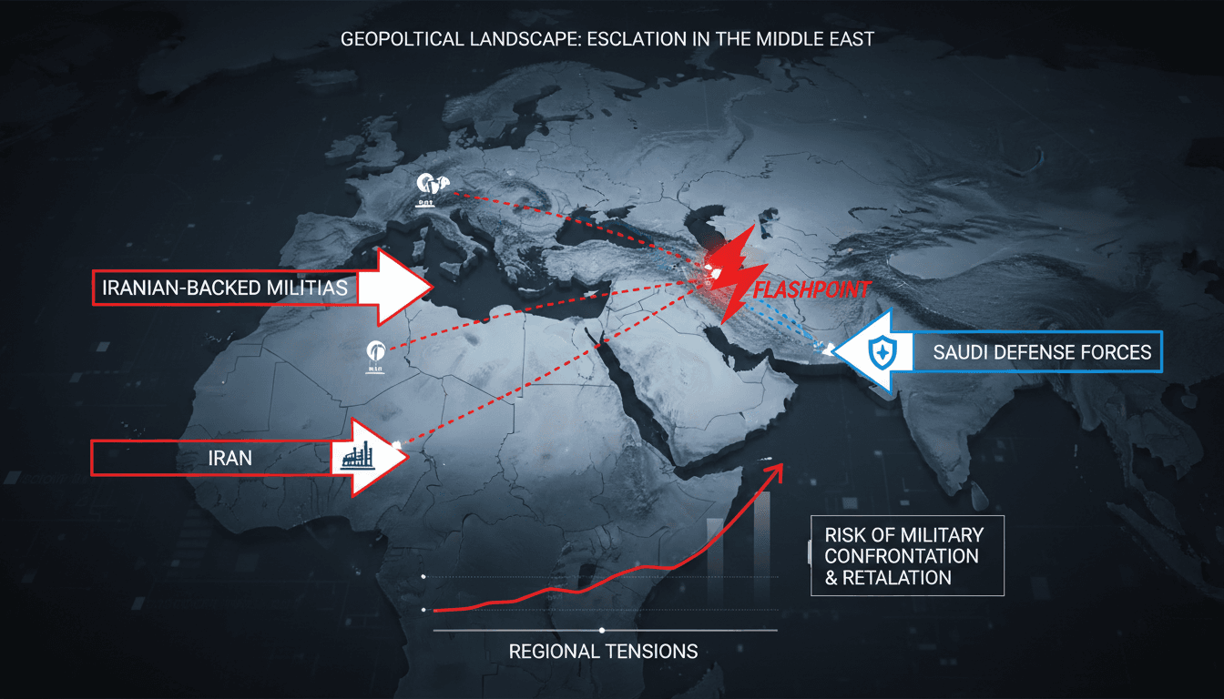 Drone attacks on Saudi oil facilities by Iranian-backed militias
