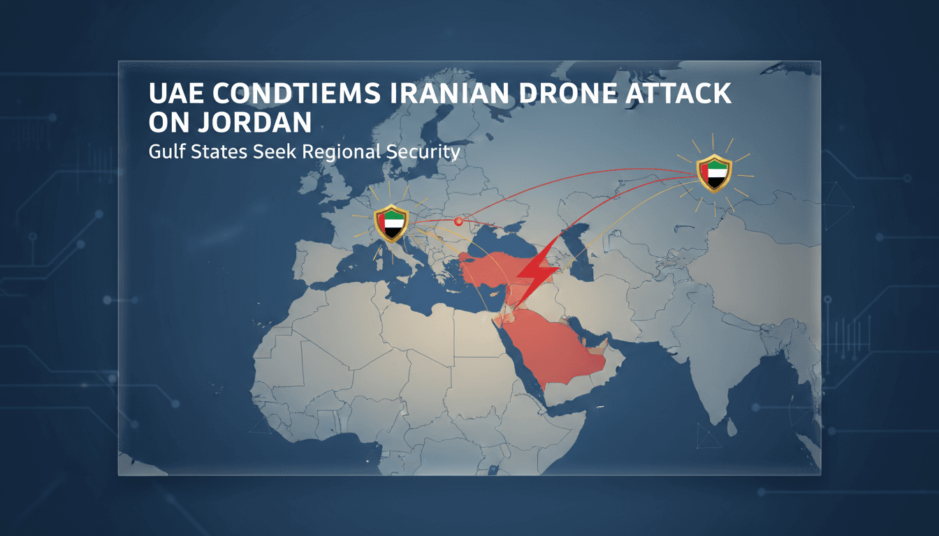 UAE Ministry of Foreign Affairs condemns Iranian drone attack on Jordan