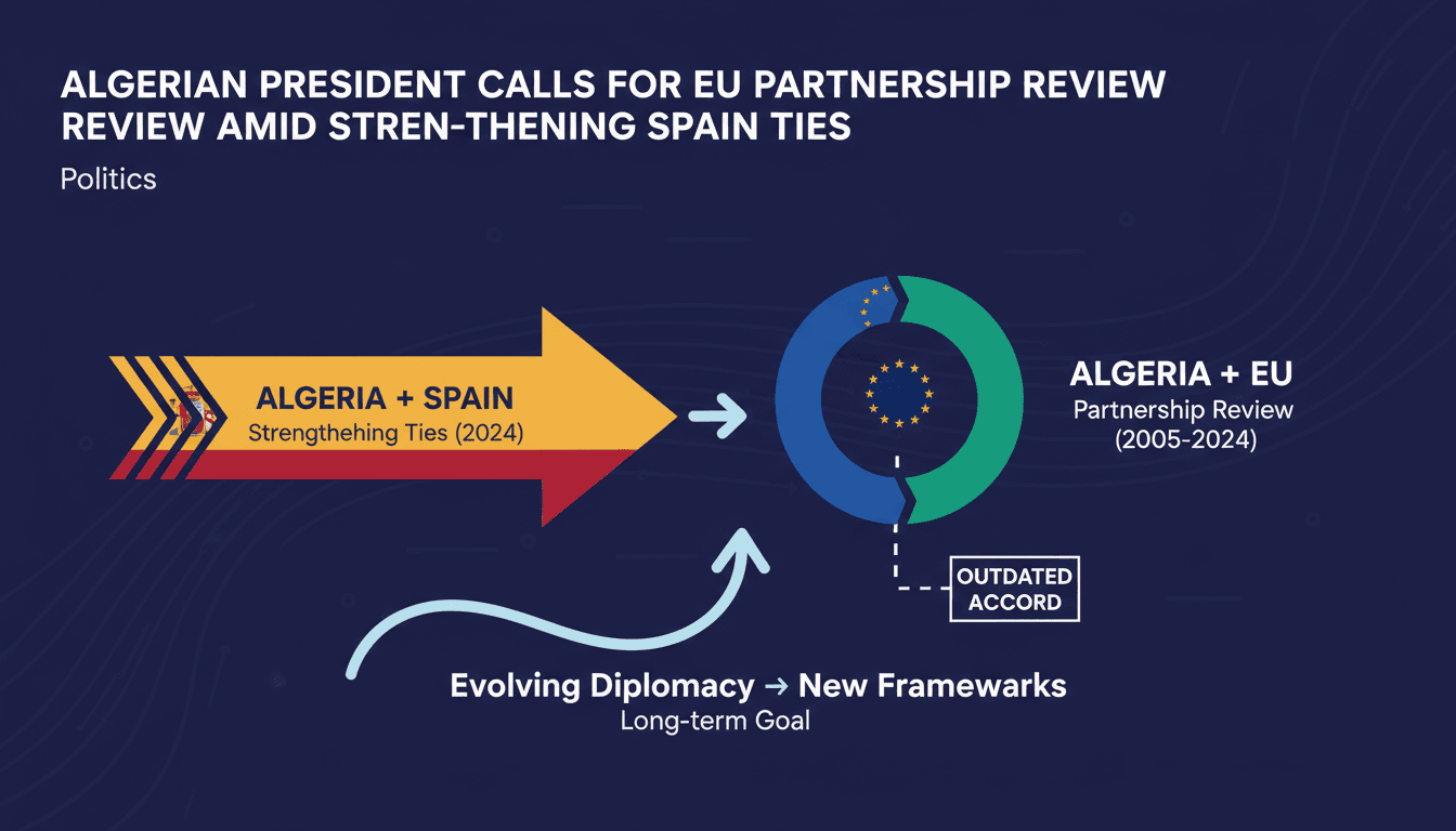 Algerian President Tebboune Calls for Review of EU Partnership Amid Strengthening Ties with Spain