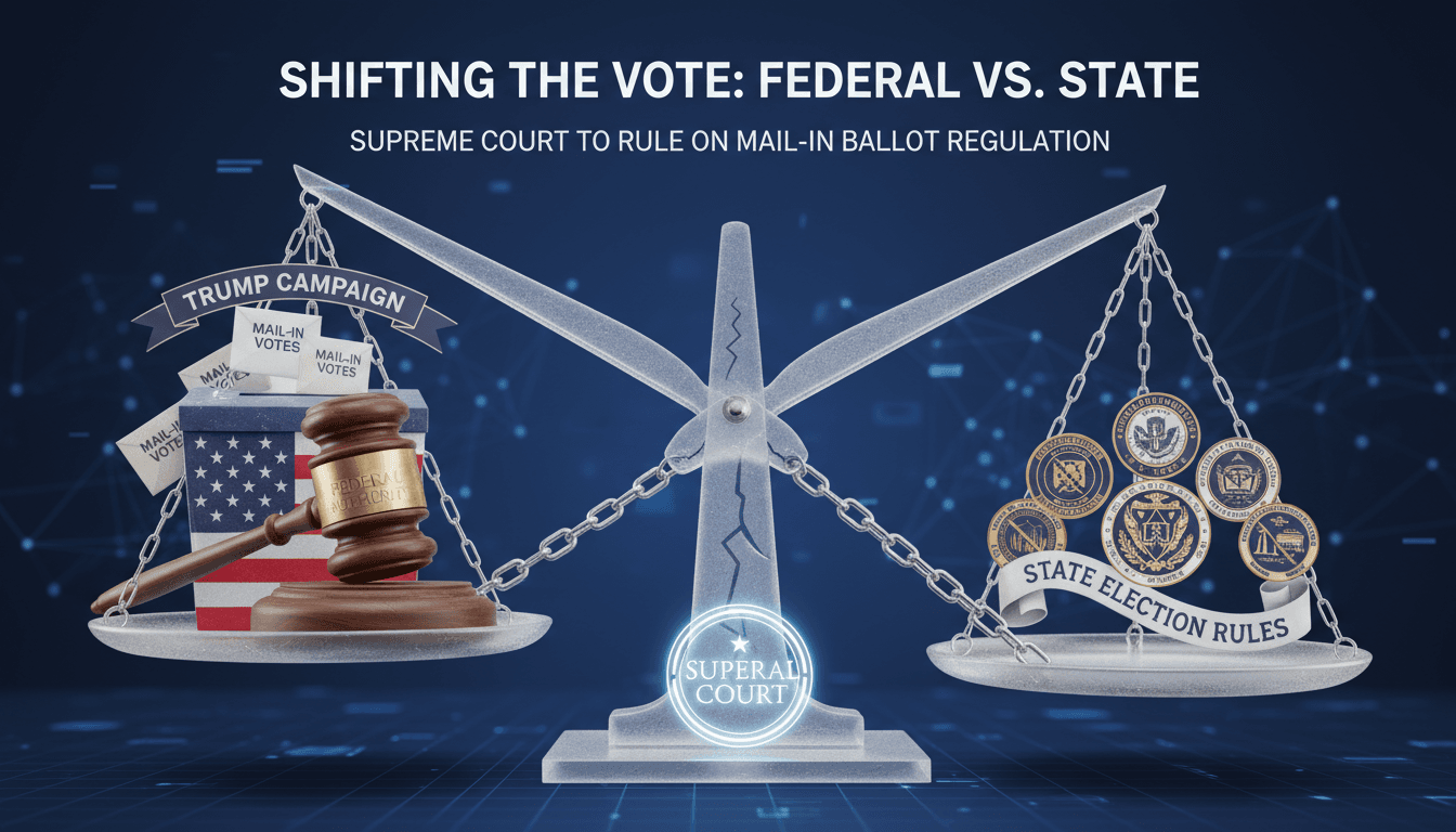 Trump Appeals to Supreme Court for Mail-in Voting Regulation