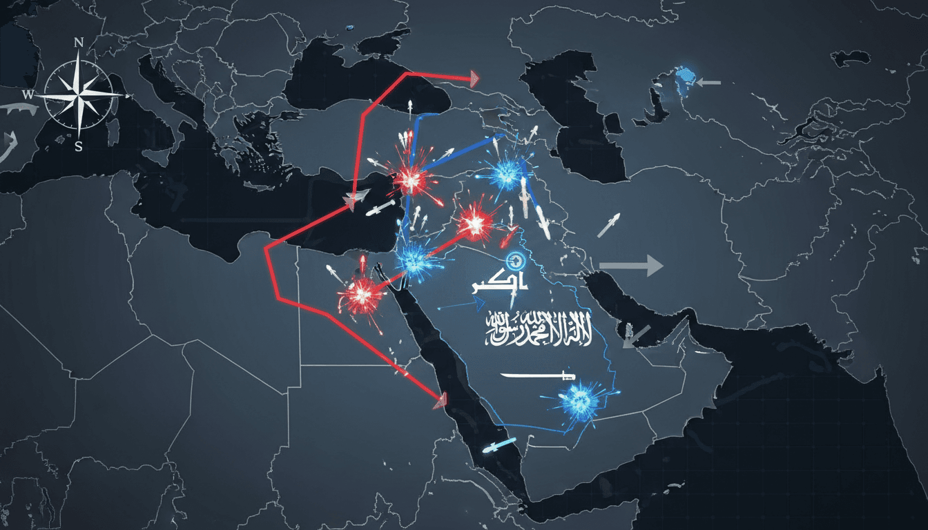 Saudi military operations in response to drone attacks in Iraq
