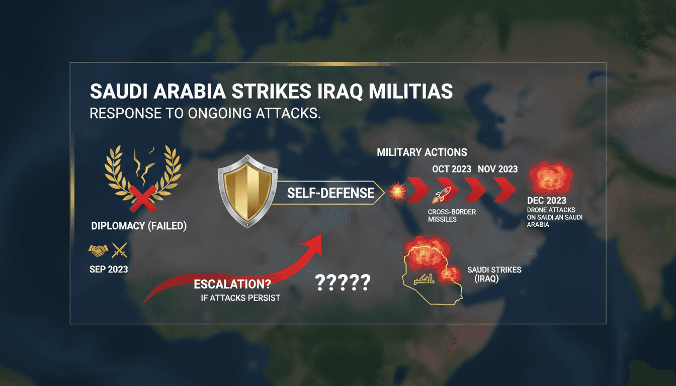 Saudi military operations against Iranian-backed militias in Iraq