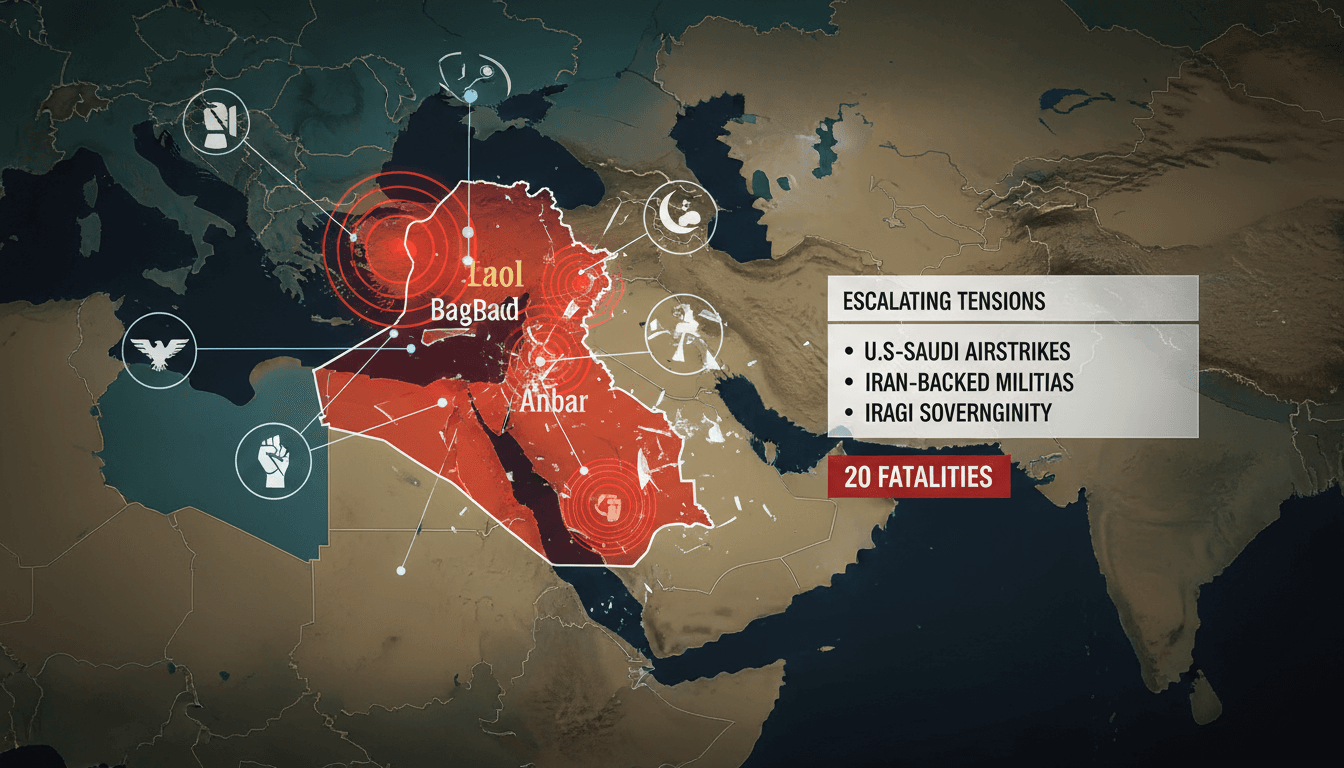 U.S.-Saudi airstrikes in Iraq targeting Iran-backed militias