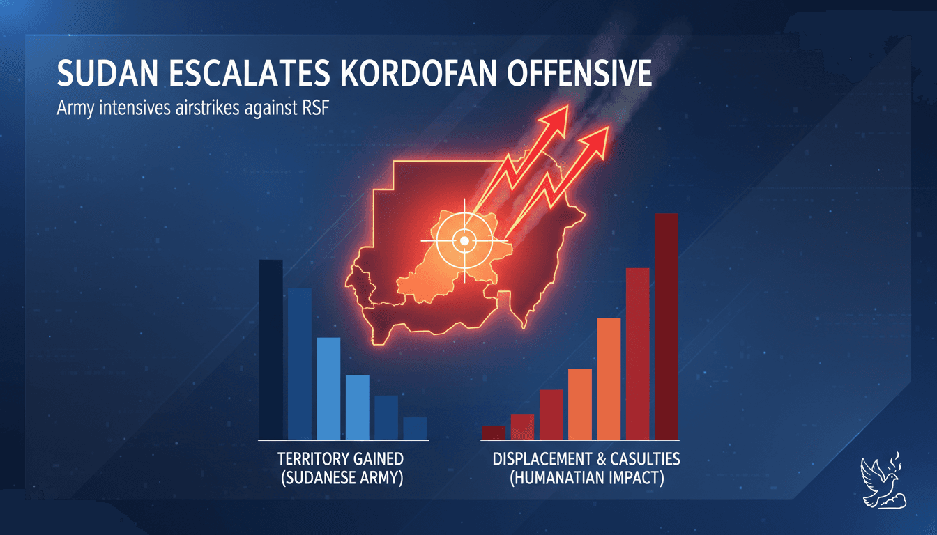 Sudanese army airstrikes against Rapid Support Forces in Kordofan