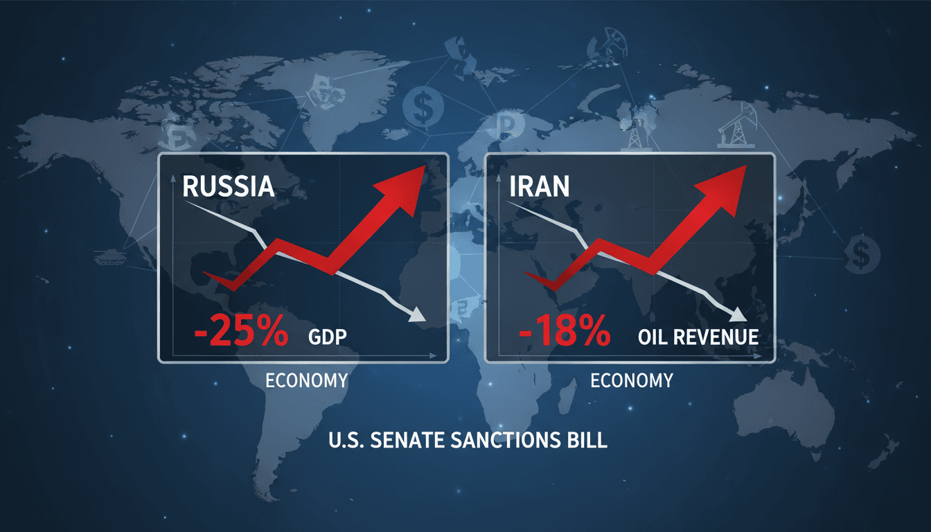 U.S. Senate chamber during the sanctions bill vote