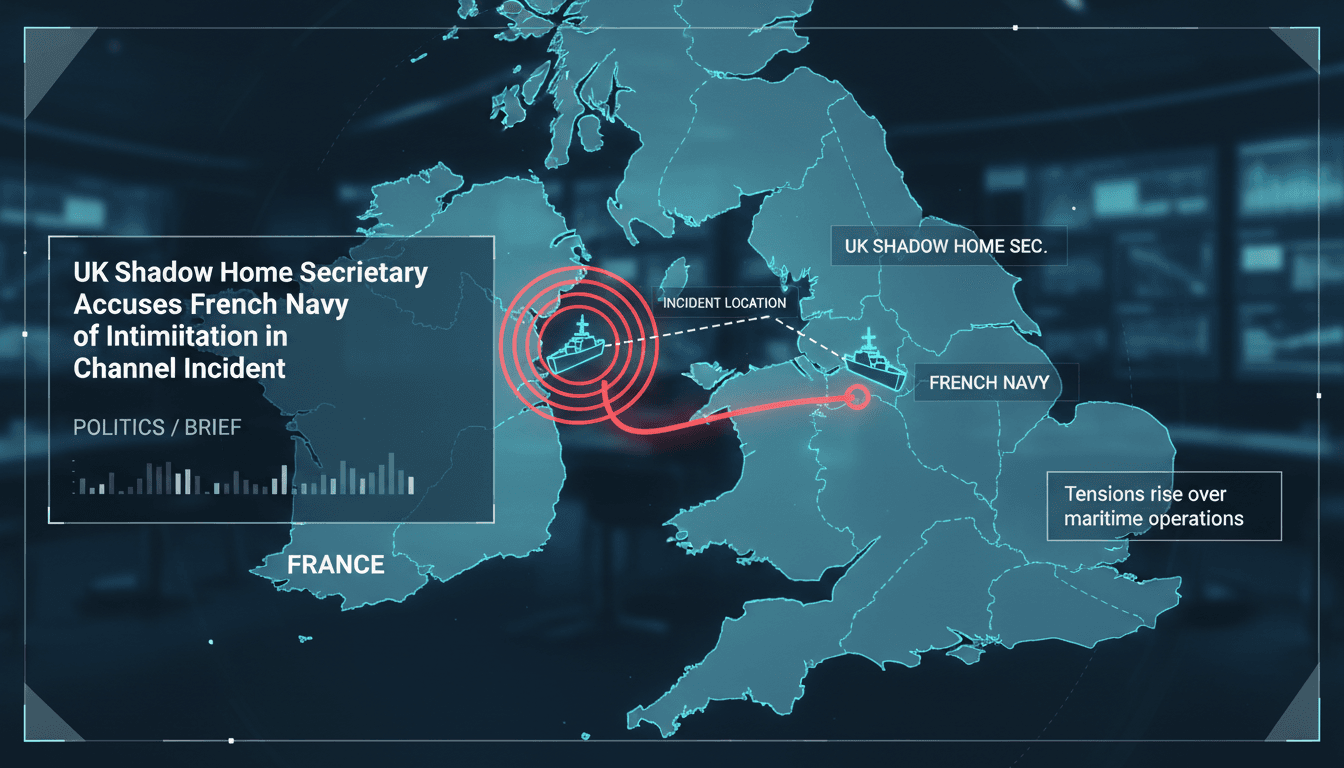 UK Shadow Home Secretary Accuses French Navy of Intimidation in Channel Incident