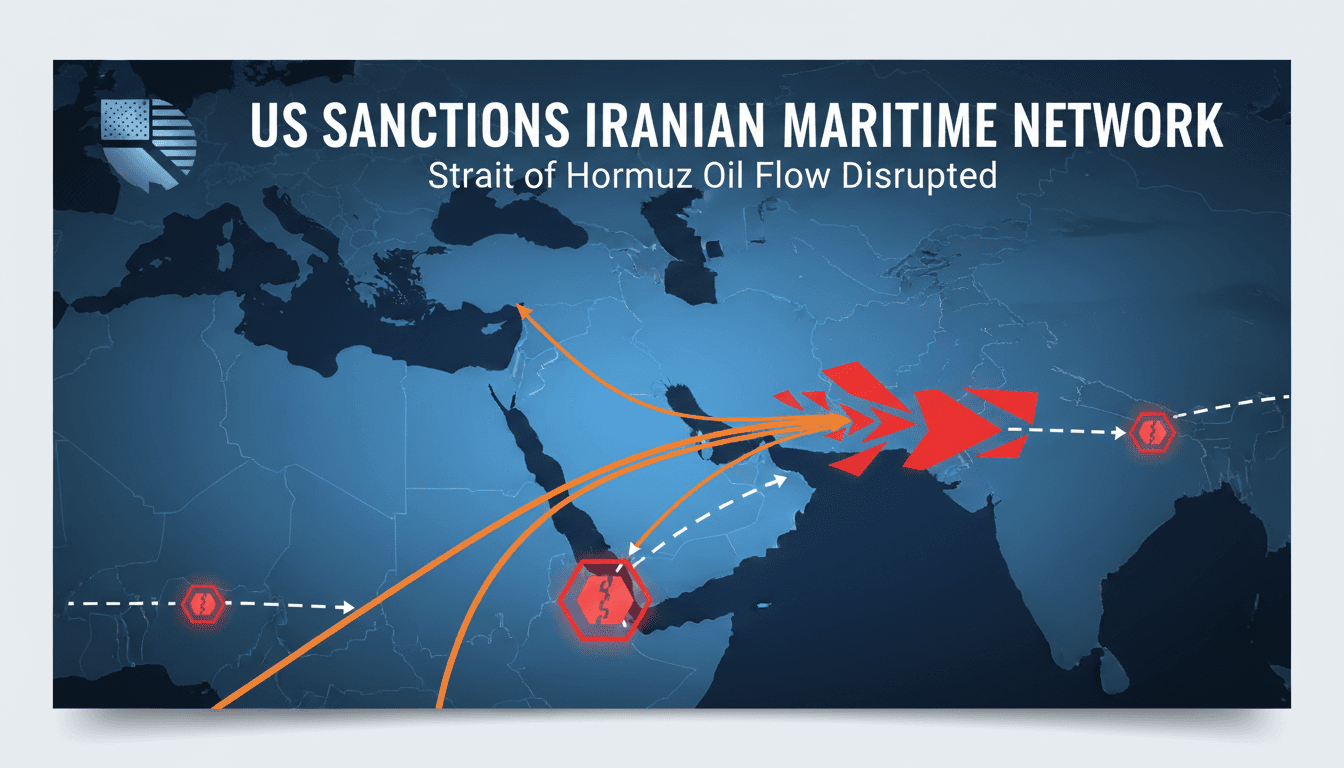 US sanctions on Iranian entities impacting maritime trade