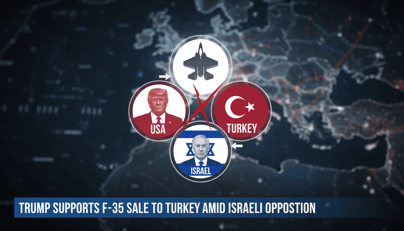 Trump Supports Potential F-35 Sale to Turkey Amid Israeli Opposition
