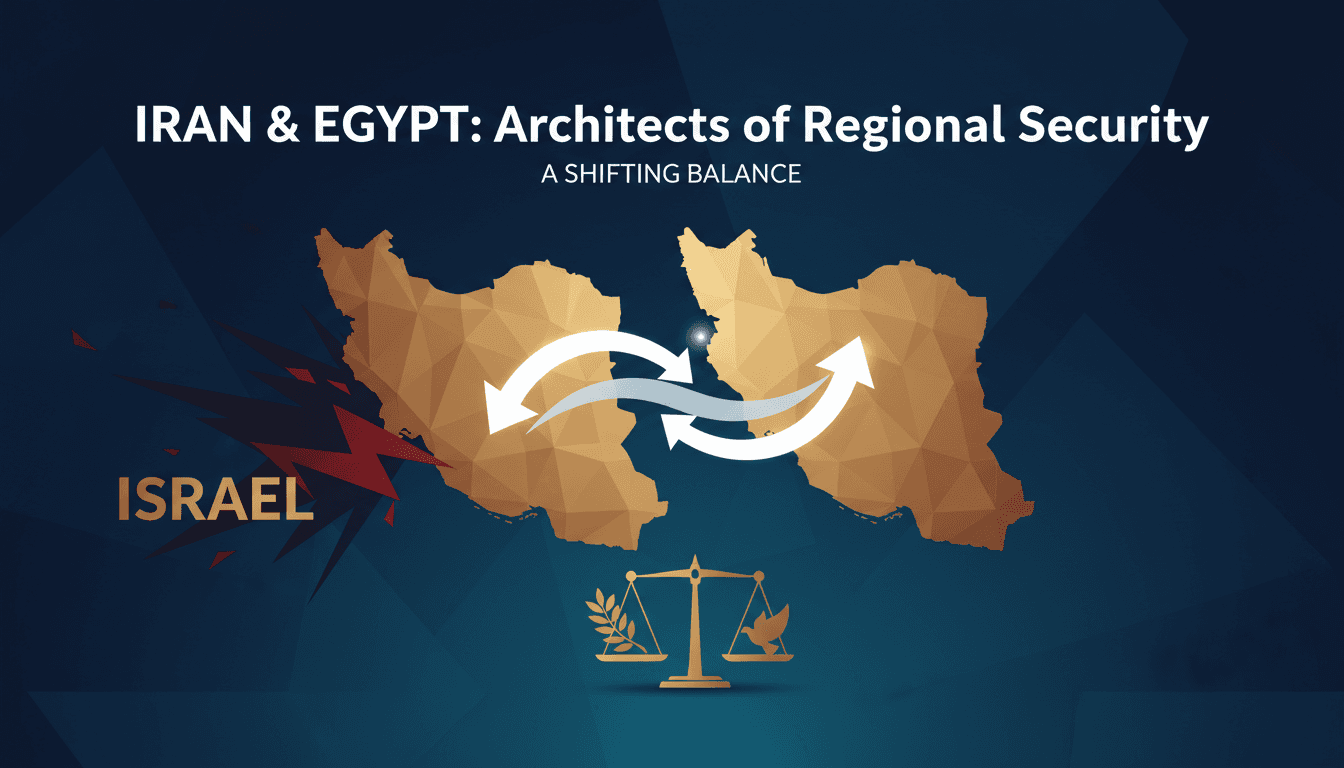 Iranian Foreign Minister Abbas Araqchi discussing Egypt's security importance.