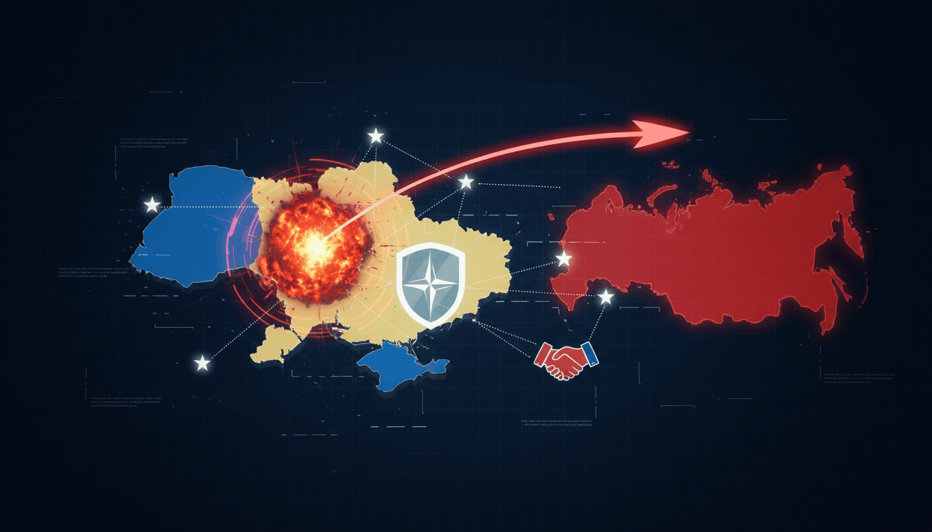 Map showing the location of the missile explosion in Poland and its implications for NATO.