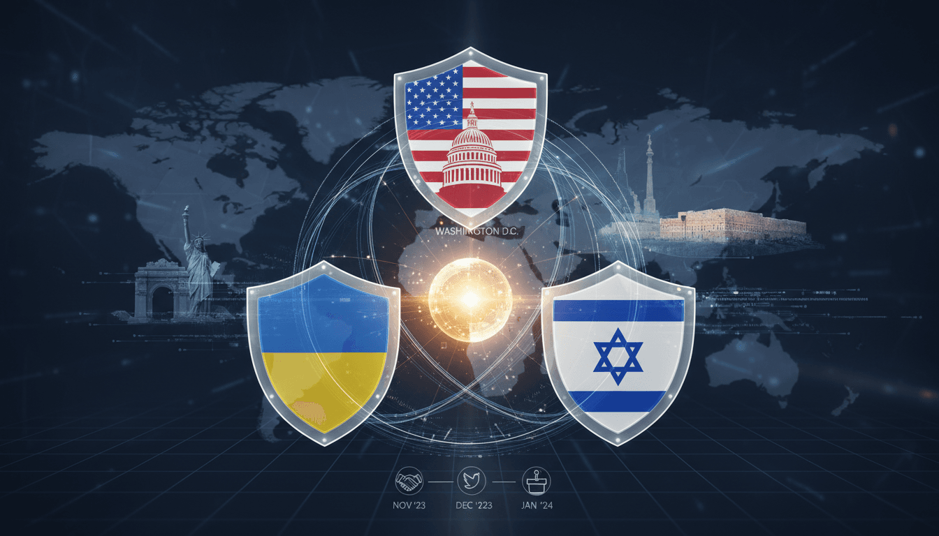 President Trump meets with Ukrainian and Israeli leaders in Washington.