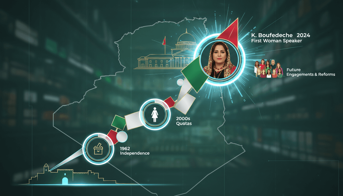 Khalida Boufedeche, Algeria's first female speaker of parliament