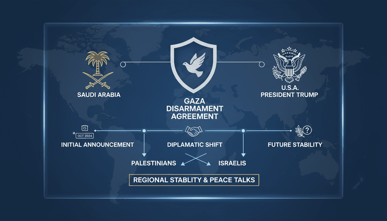 Saudi Arabia endorses disarmament agreement for Gaza Strip