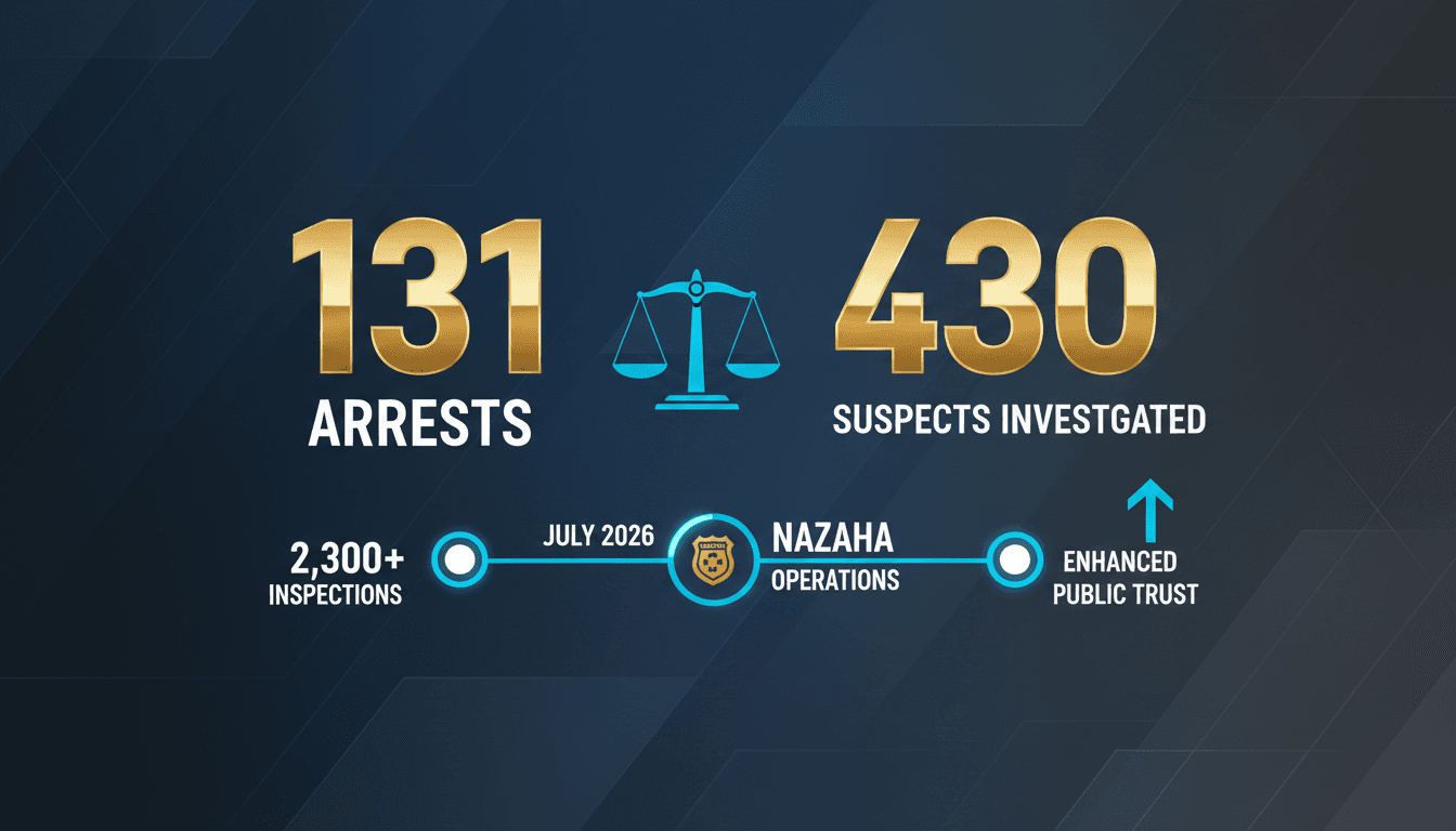 Saudi Arabia's Oversight and Anti-Corruption Authority in action