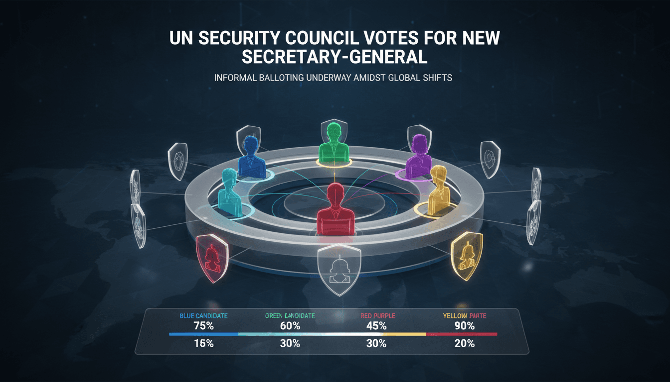 UN Security Council voting process for new Secretary-General