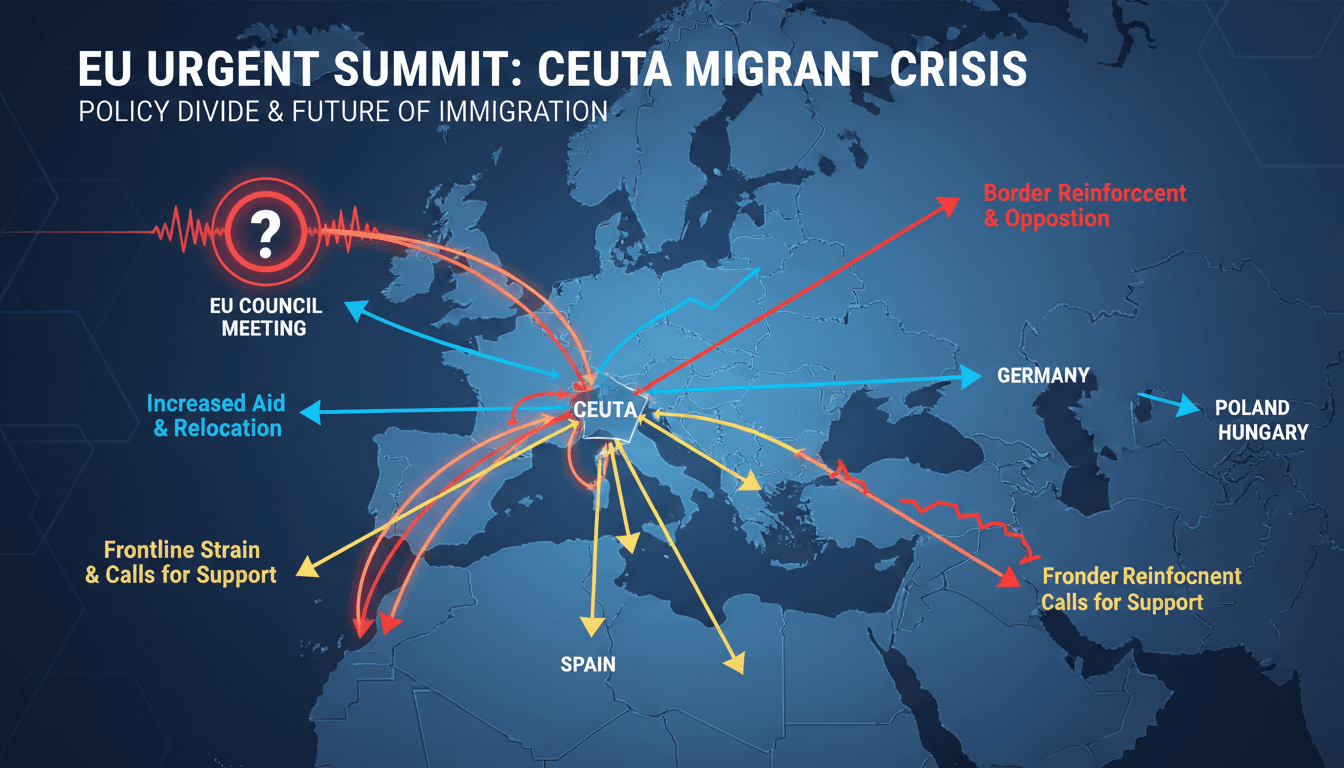 EU interior ministers meeting to discuss migrant crisis in Ceuta