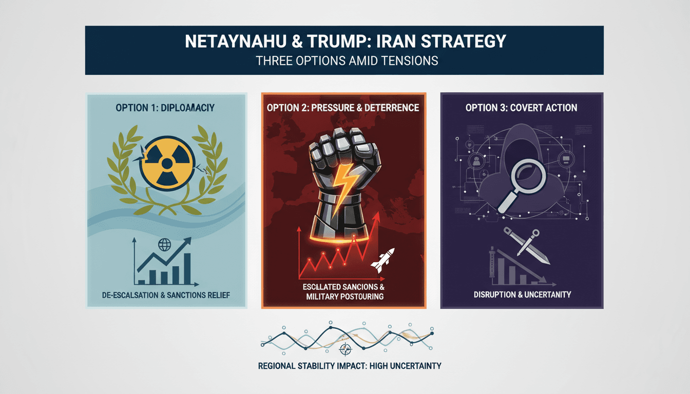 Netanyahu and Trump discussing strategies for Iran