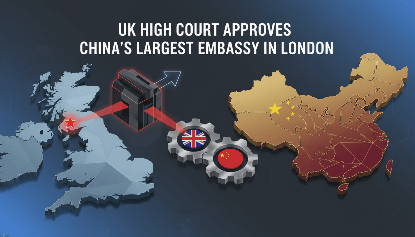 UK High Court Approves Construction of China's Largest Embassy in London