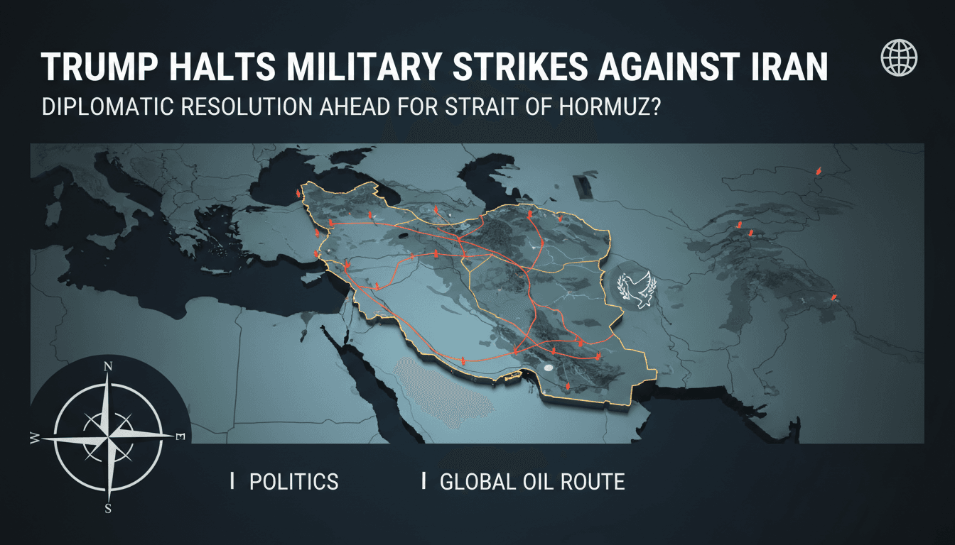 President Trump announces halt to military action against Iran.