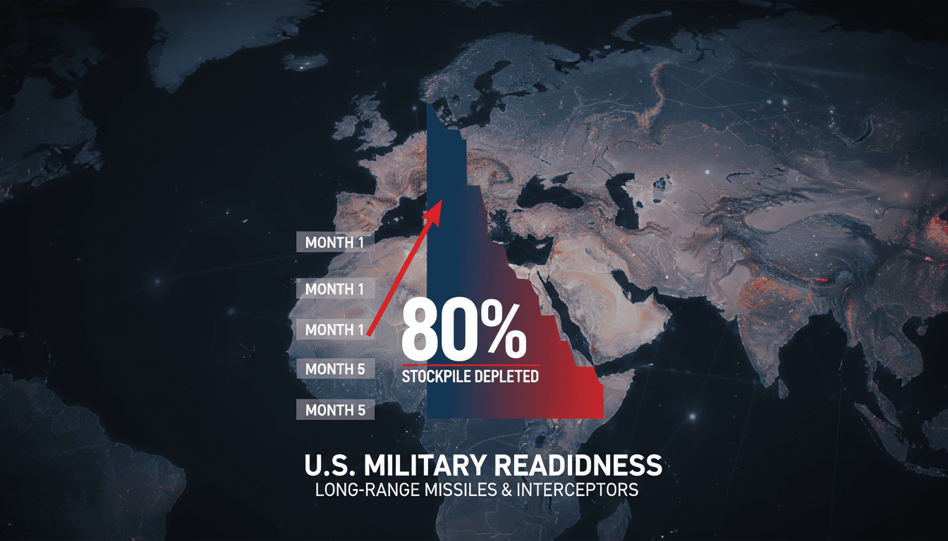 U.S. military missile stockpile depletion analysis