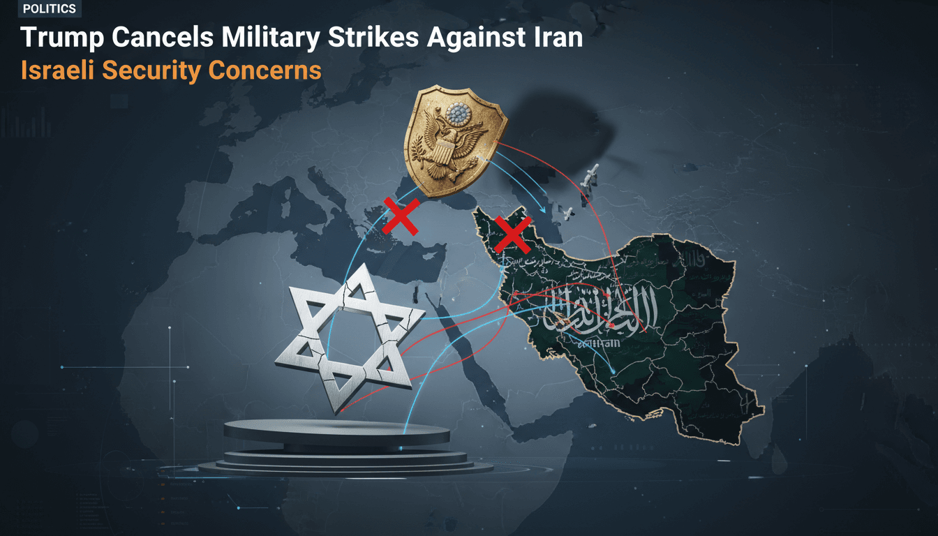 President Trump announces suspension of military action against Iran.