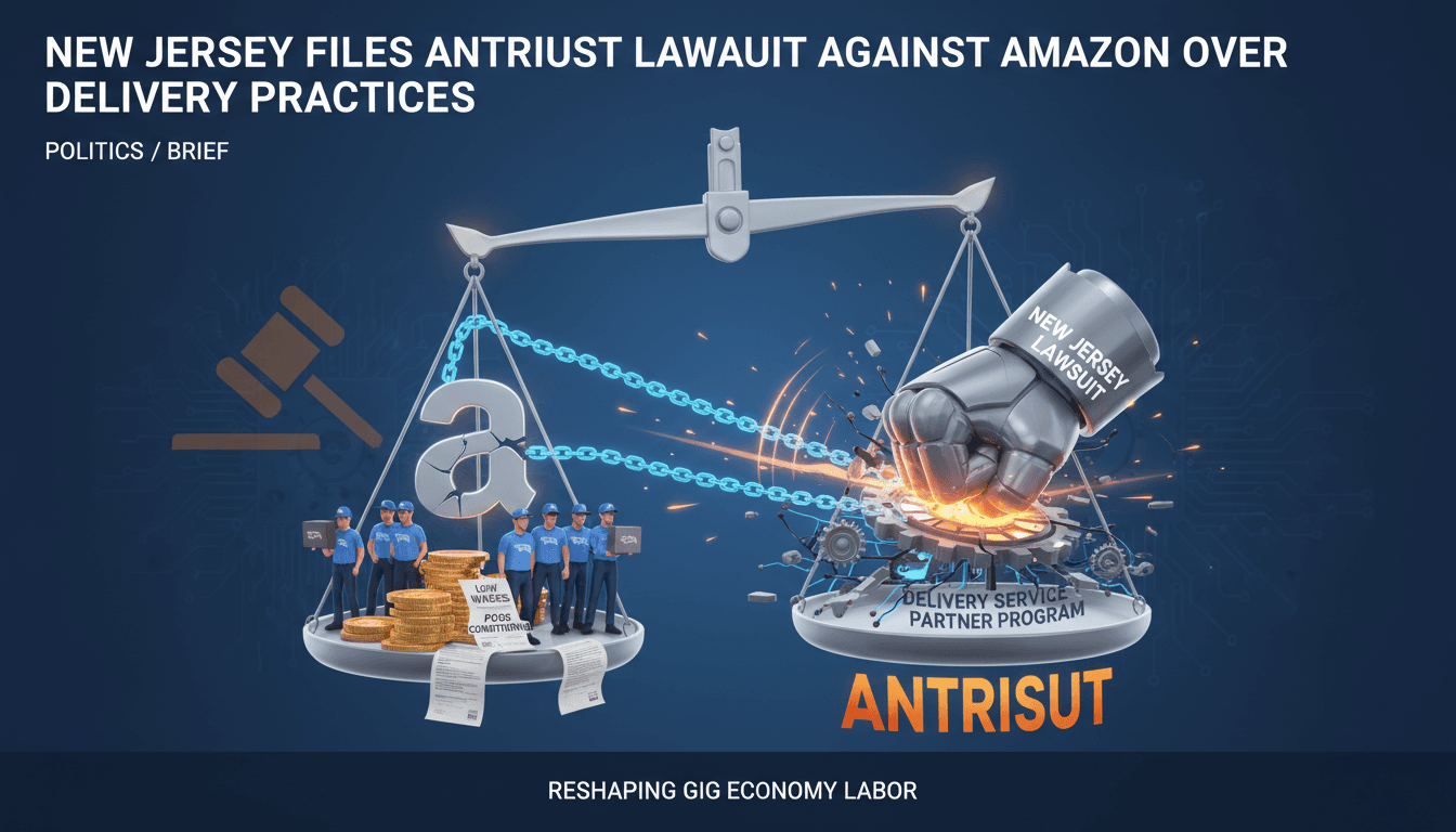 New Jersey files antitrust lawsuit against Amazon over delivery practices