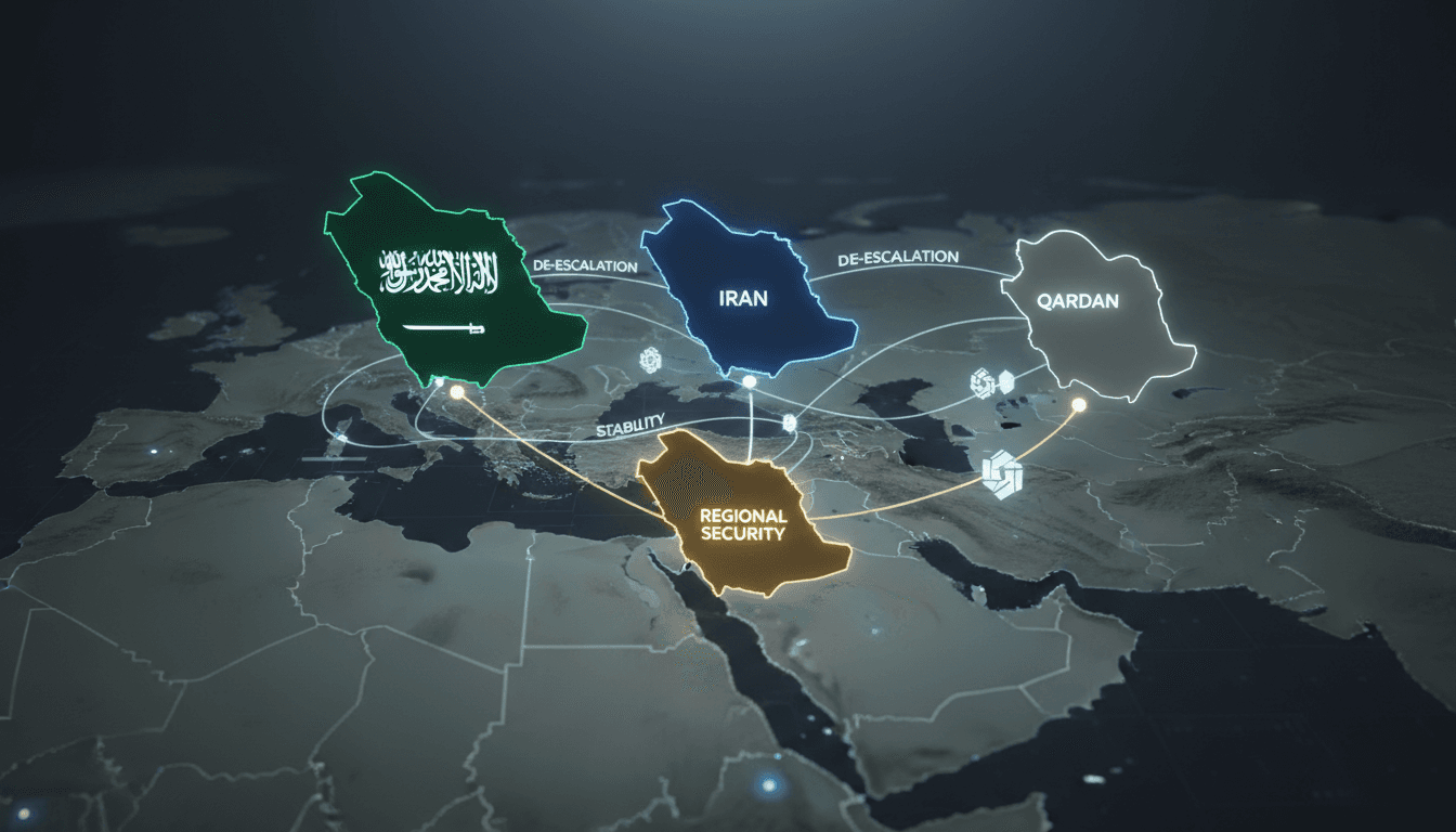 Saudi Arabia engages in diplomatic talks with Iran, Qatar, and Jordan.