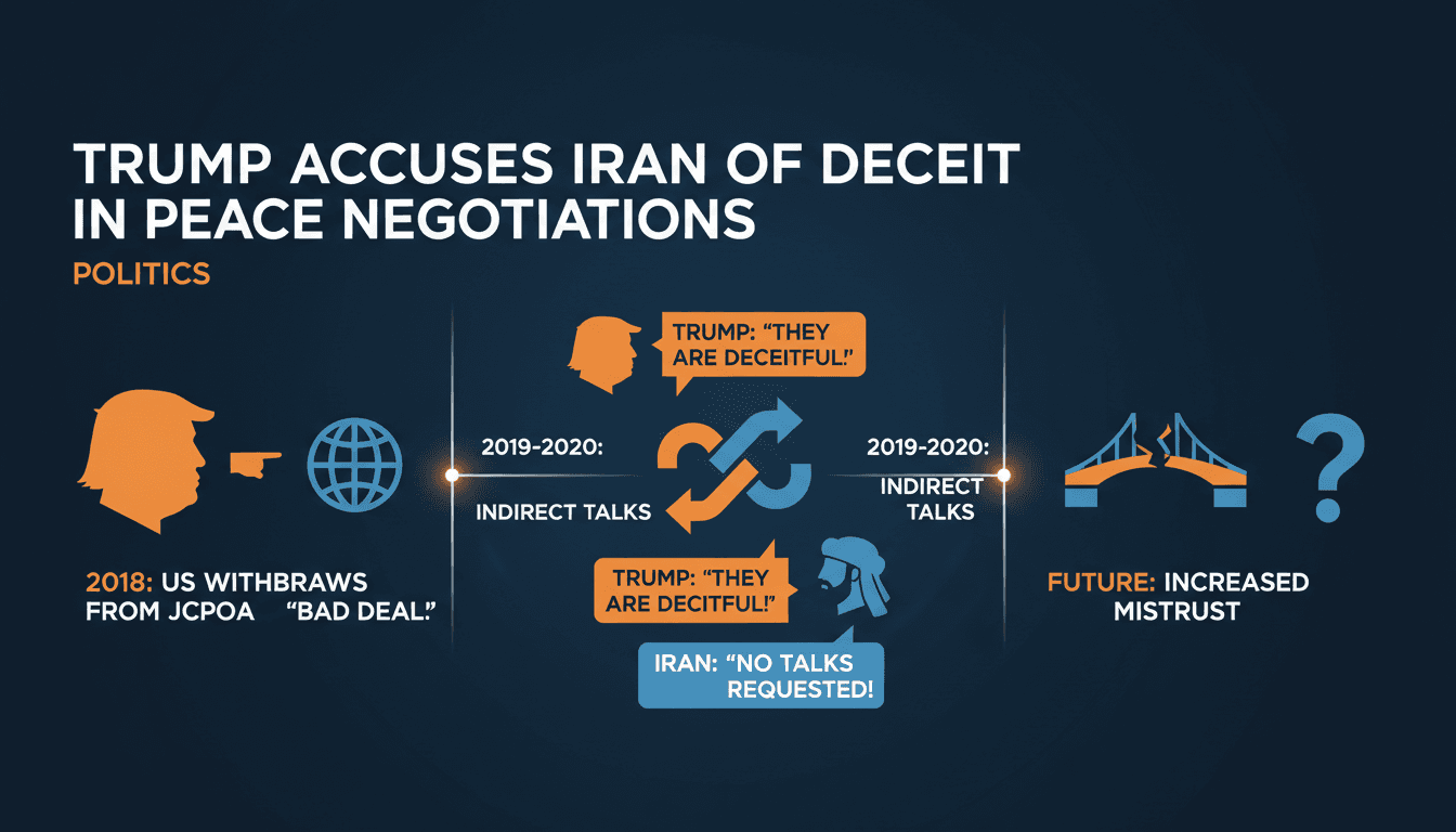 President Trump speaking about Iran and peace negotiations.