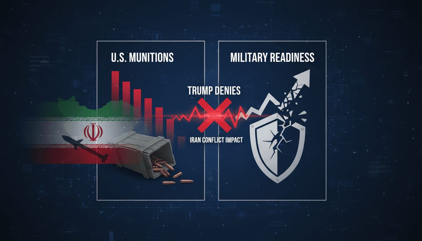President Trump addressing military readiness amid Iran tensions.