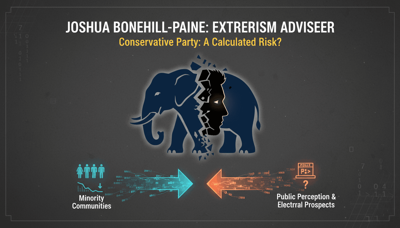 Joshua Bonehill-Paine appointed as Conservative Party adviser on extremism