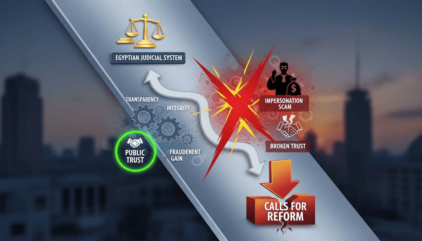Egyptian authorities arrest individuals for judicial impersonation scam
