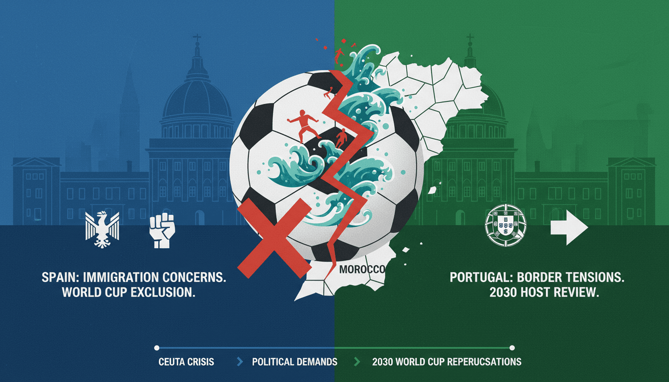 Political parties in Spain and Portugal demand Morocco's exclusion from the World Cup.