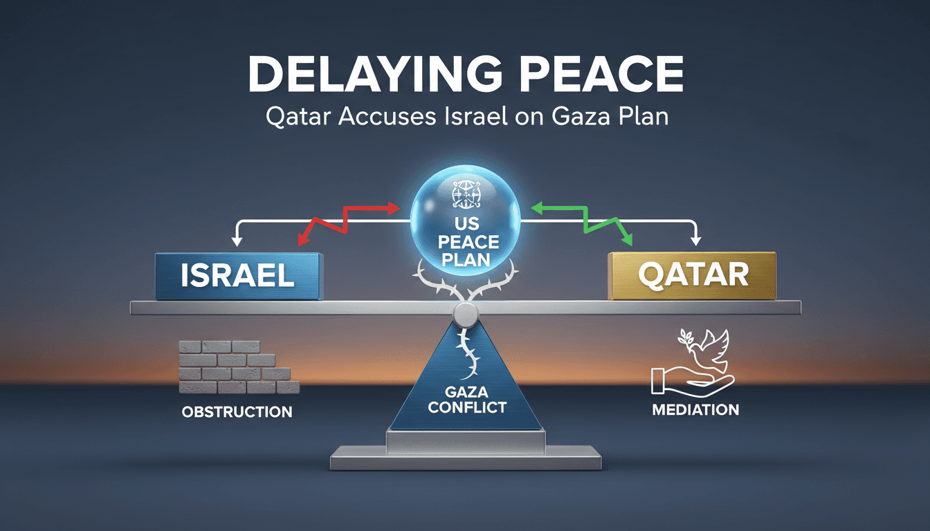 Qatar's Foreign Ministry spokesperson addressing the Gaza peace plan accusations.