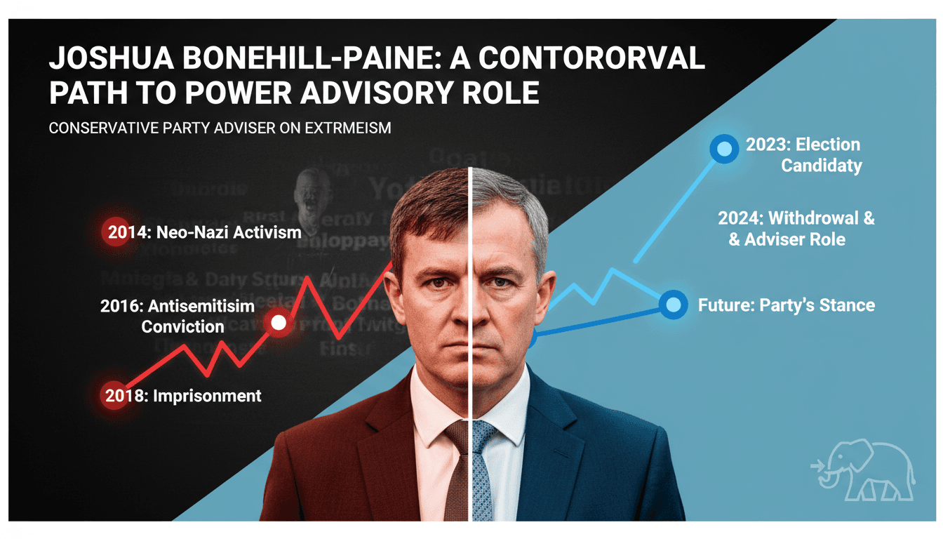 Joshua Bonehill-Paine appointed as Conservative Party adviser on extremism